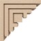 Ekena Millwork 5"W x 10"D x 10"H Classic Landon Rough Cedar Woodgrain TimberThane Corbel, Primed Tan CORUR05X10X10LANRCPR - alternate 5